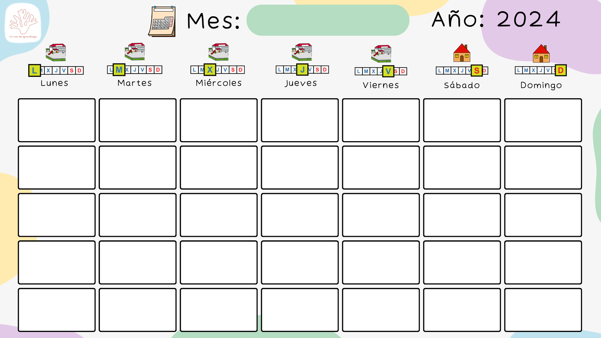 Calendario manipulativo